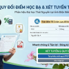 QUY ĐỔI ĐIỂM HỌC BẠ &amp; XÉT TUYỂN THEO NGÀNH